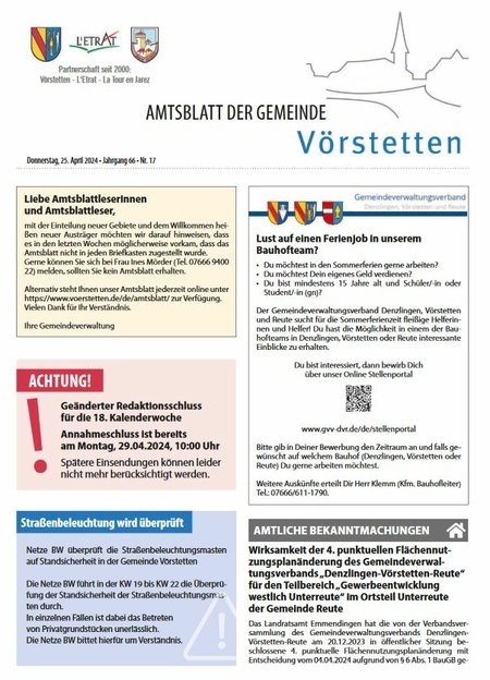 Amtsblatt KW 8