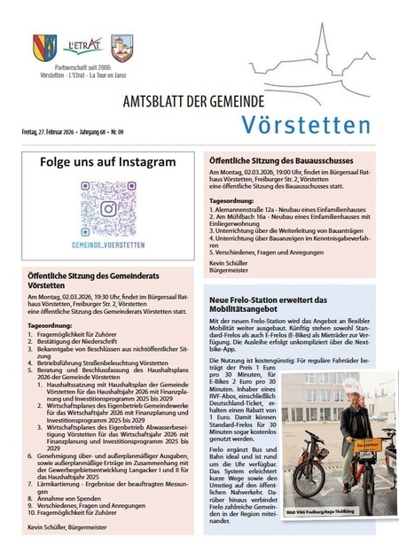 Amtsblatt KW 9/2026 Amtsblatt KW 9/2026