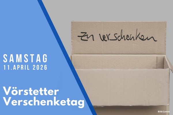 Karton mit der Aufschrift �Zu verschenken�